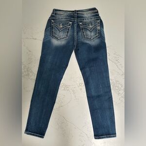 Miss Me Curvy Ankle Skinny mid rise Blue Jeans size 27x27